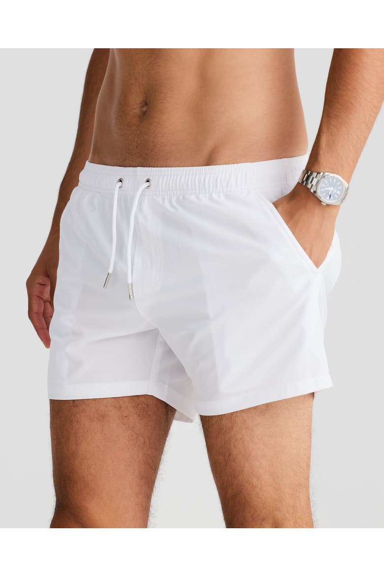 Ios Stretch Swim Short, Alternate, color, White