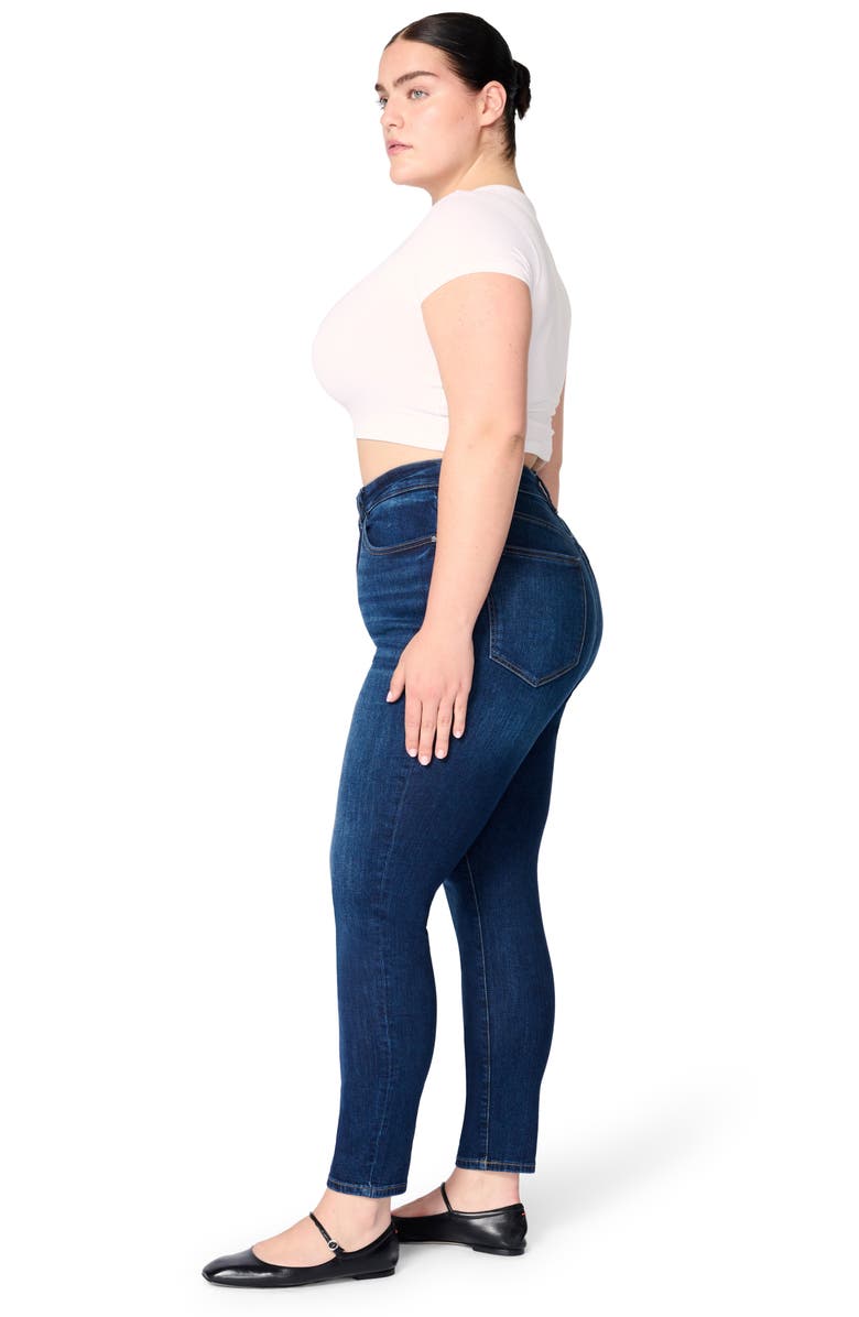 WARP+WEFT MXP High Waist Skinny Jeans, Alternate, color, Twilight