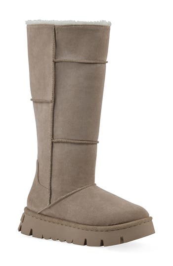 White Mountain Footwear Tru Faux Shearling Boot In Brown