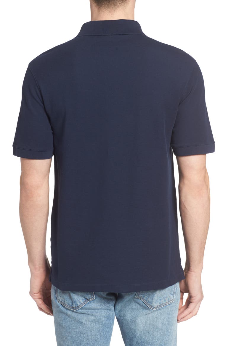Belwe Relaxed Fit Piqué Polo, Alternate, color, NAVY BLUE