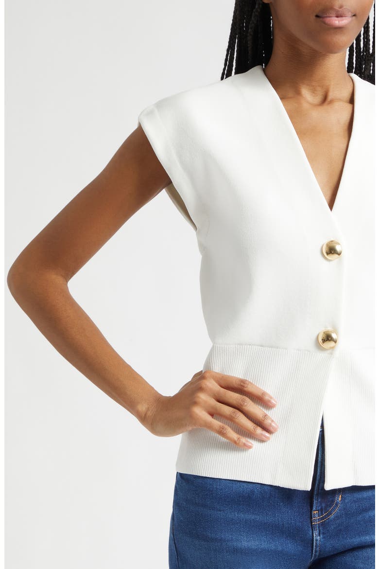 Isador Sweater Vest, Alternate, color, OFF WHITE