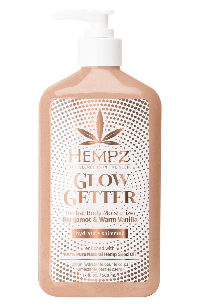 HEMPZ Glow Getter Herbal Body Moisturizer, Main, color,