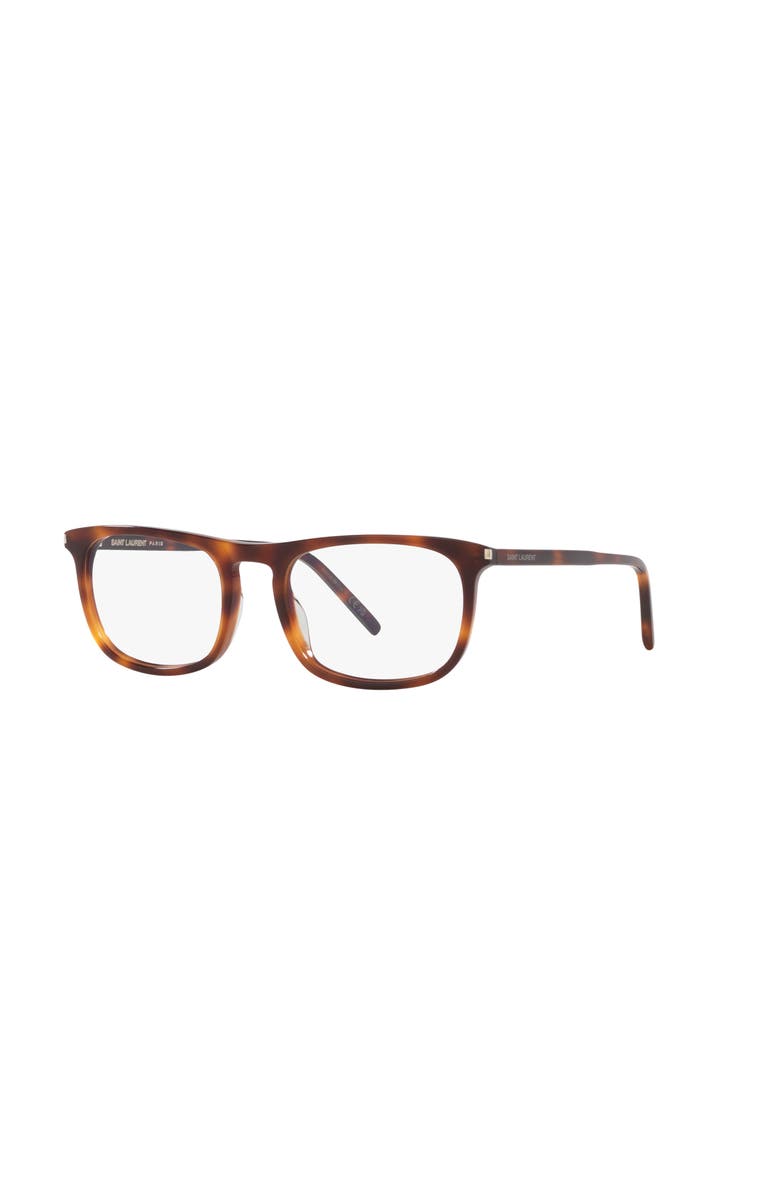 Saint Laurent 54mm Round optical glasses, Main, color, Tortoise
