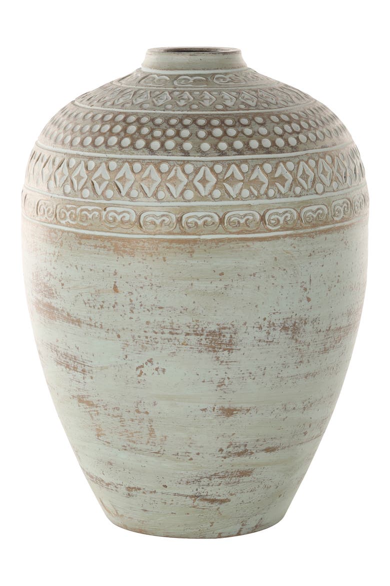 Green Ceramic Vase, Alternate, color, GREEN