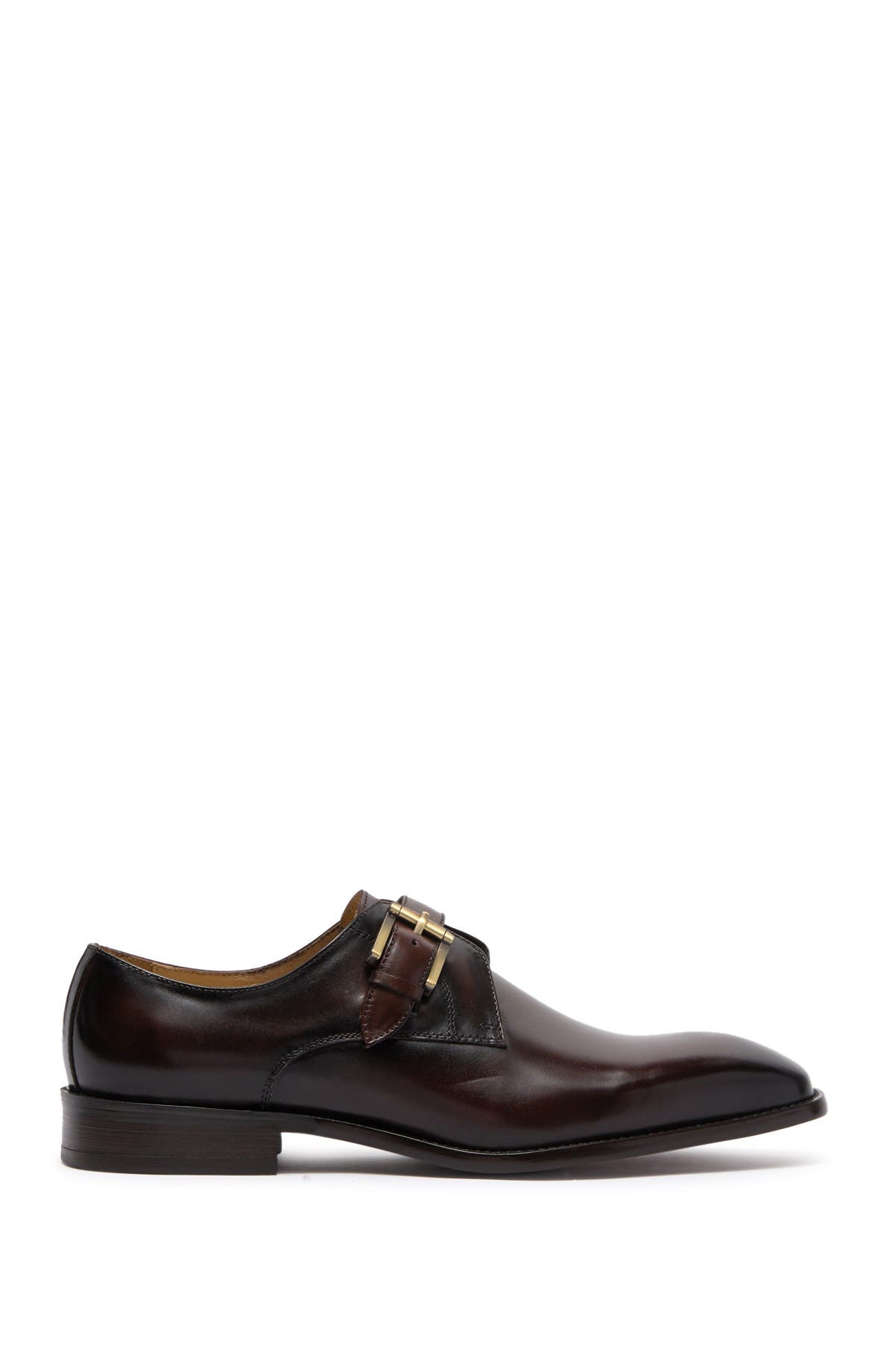 Maison Forte Davos Buckle Strap Leather Loafer, Alternate, color, 