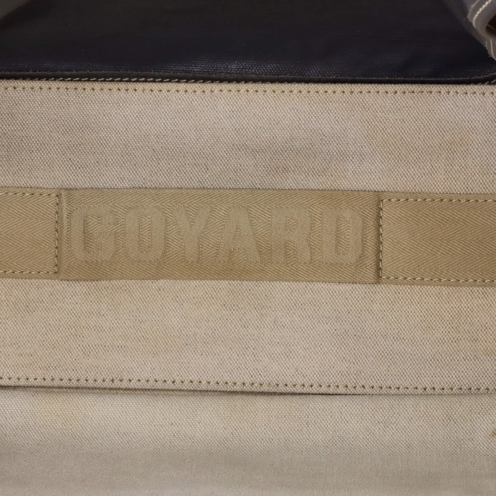Pre-Owned Goyard Bellechasse Bag Coated Canvas PM, Alternate, color, Gray