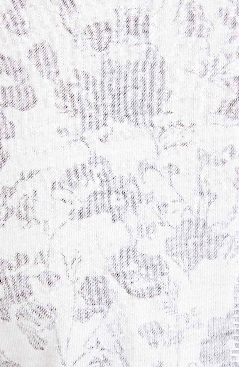 rag & bone Poppy Print Organic Cotton Top, Alternate, color, 