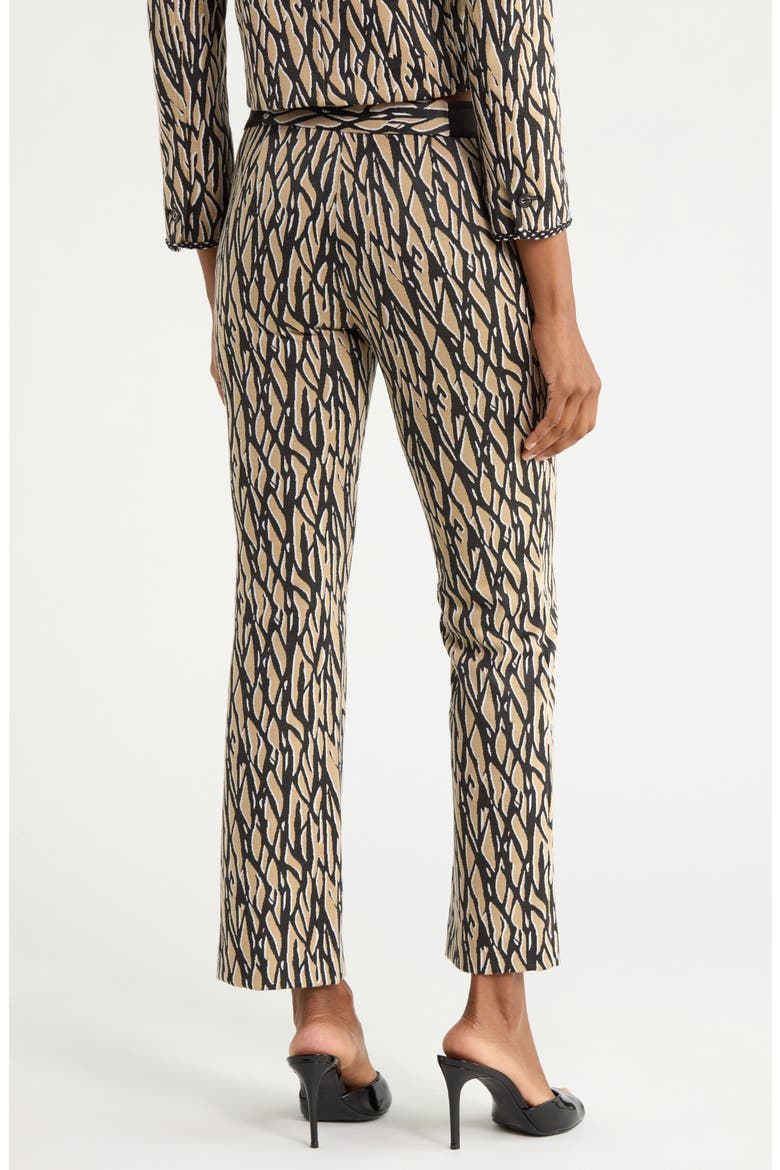 Calliope Abstract Print Straight Leg Pants, Alternate, color, SHADOW TWIG SMALL WARM SAND