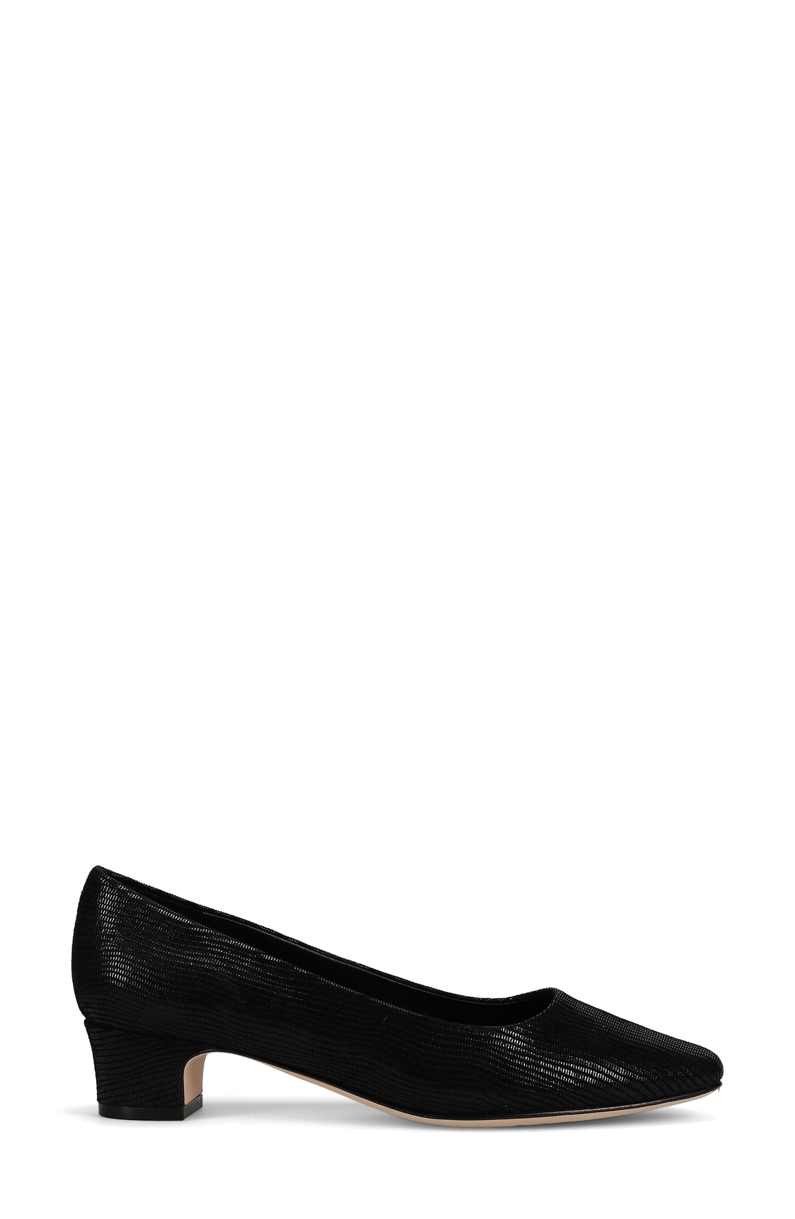 VANELi 'Astyr' Almond Toe Pump, Alternate, color, Black Mini Lizard Print