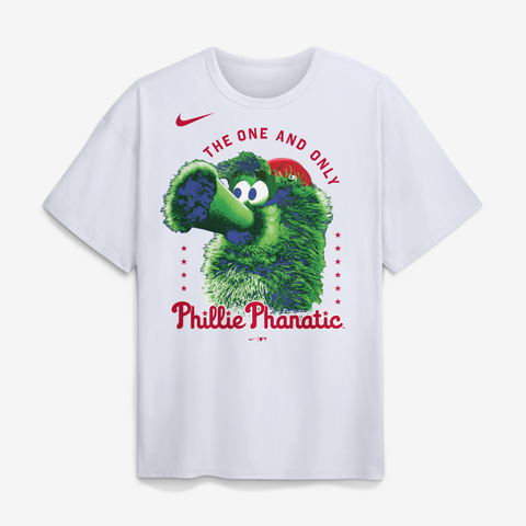 Men's Nike White Philadelphia Phillies Phillie Phanatic Local Max90 T-Shirt