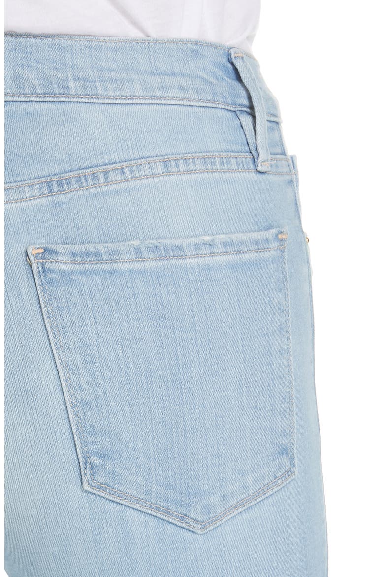 Le Sylvie Slit Hem Crop Slim Jeans, Alternate, color, SUPERSTAR