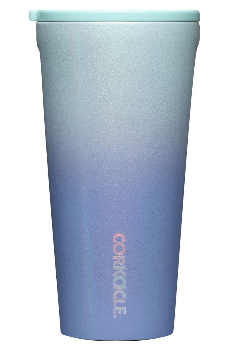 Corkcicle 16-Ounce Insulated Tumbler, Main, color, Ombre Ocean