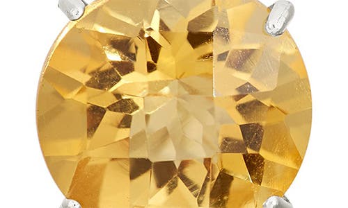 Fzn 10k Gold Solitaire Stud Earrings In Metallic