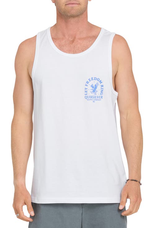 Freedom Ring Graphic Cotton Tank