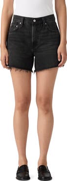 Levi's Ribcage High Waist Cutoff Denim Shorts