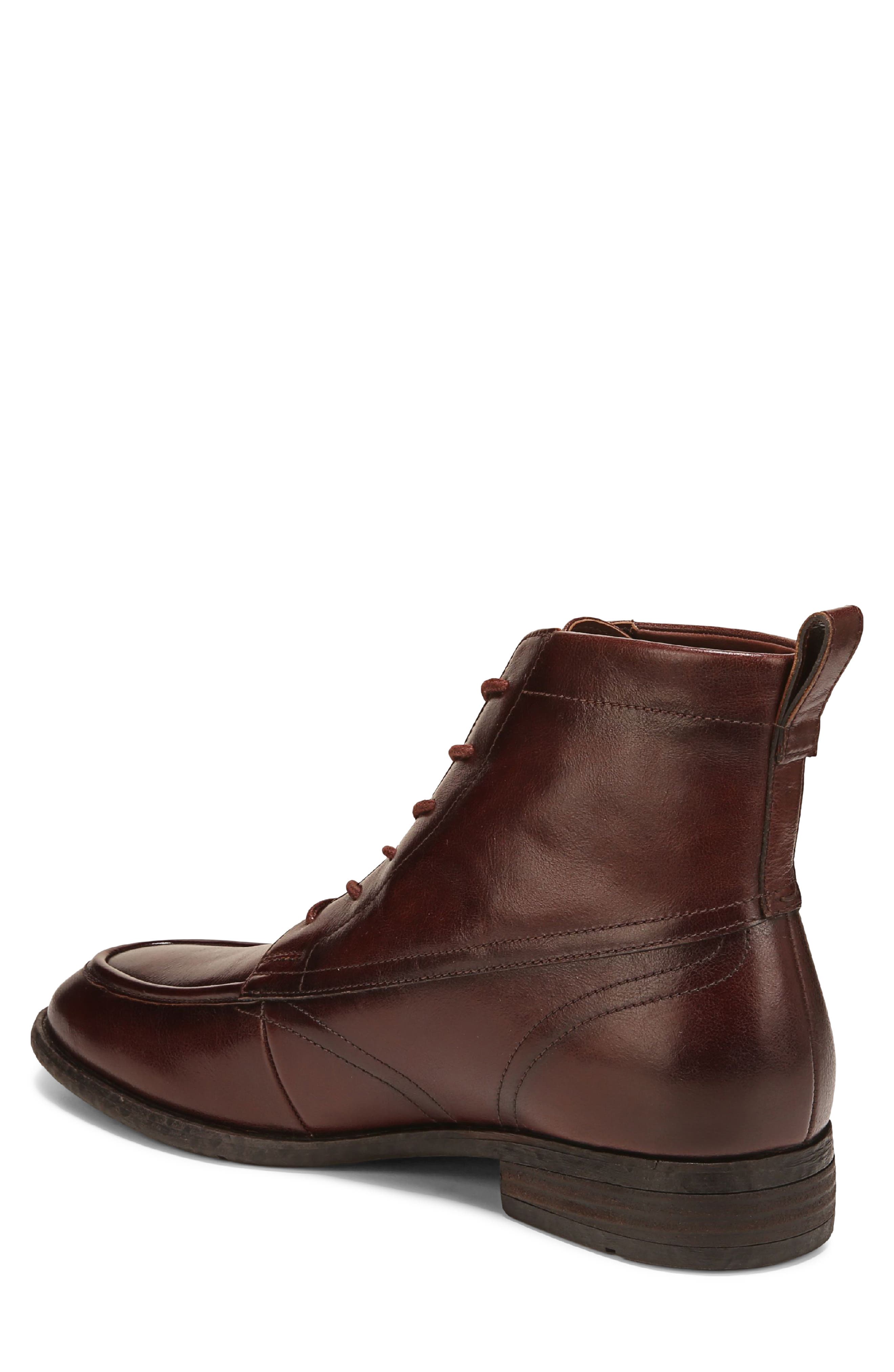 Eliott Moc Toe Boot, Alternate, color, AGED RUM