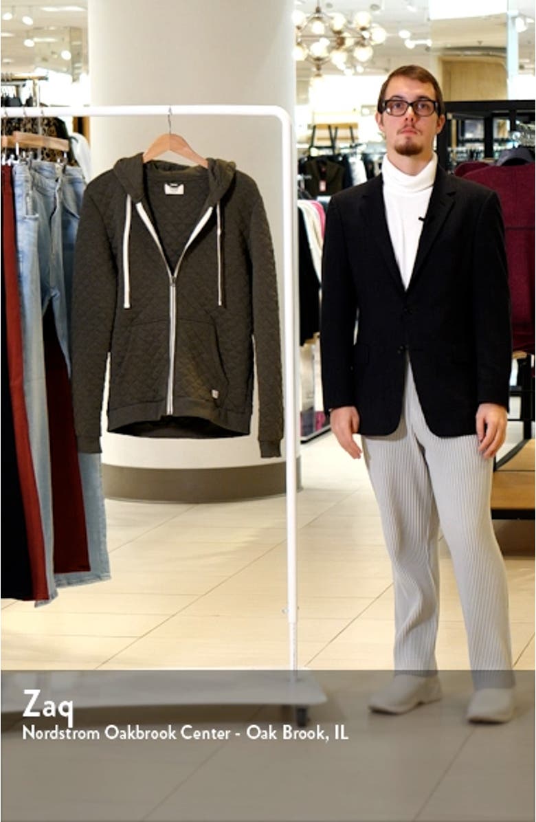 Corbet Quilted Full Zip Hoodie, sales video thumbnail