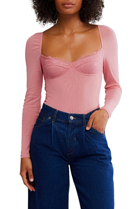 Suddenly Fine Lace Bodysuit