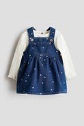 H&M 2-piece Overall Dress And Top Set