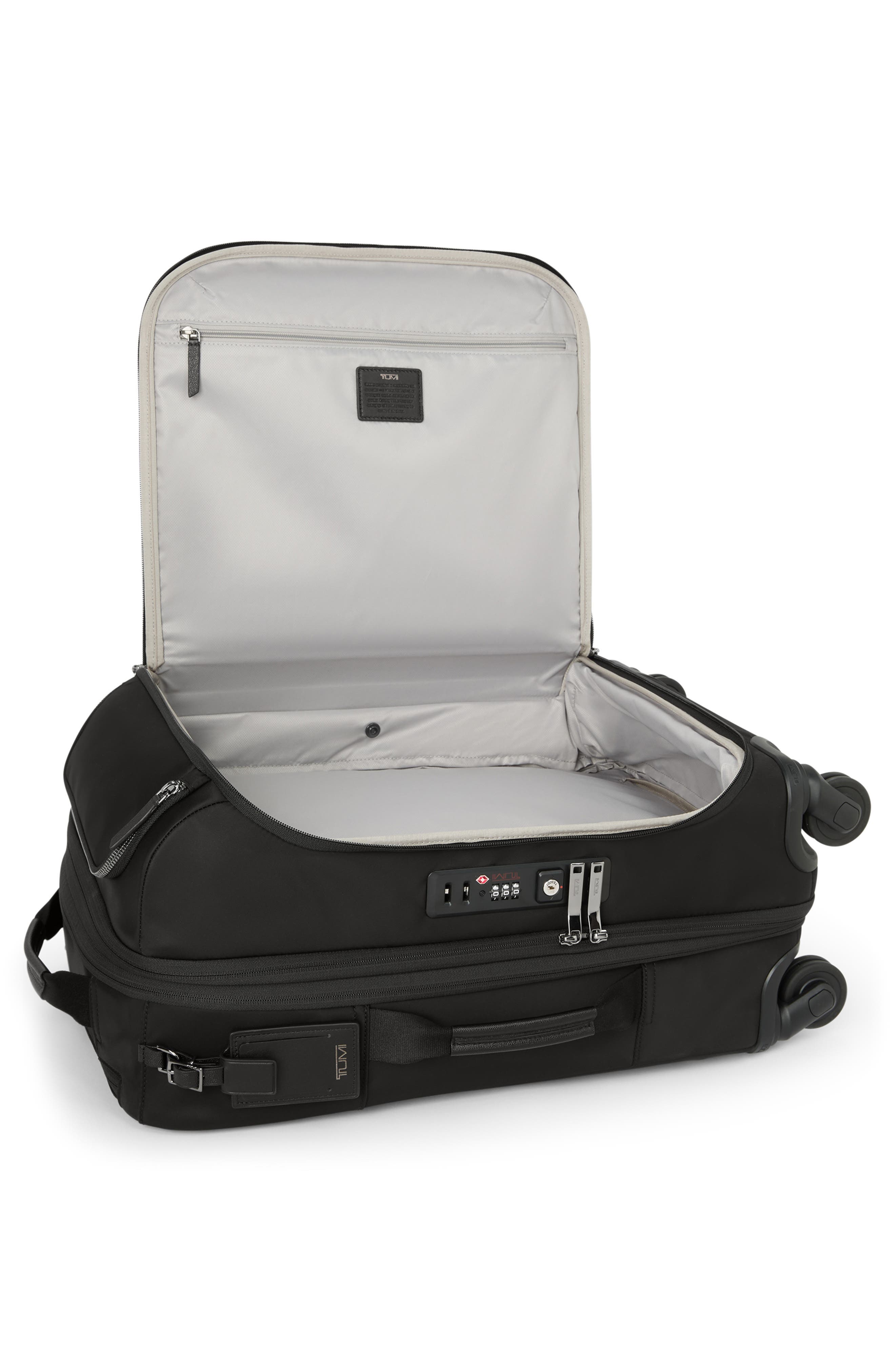 TUMI Léger 22-Inch International Wheeled Carry-On, Alternate, color, Black/ Gunmetal