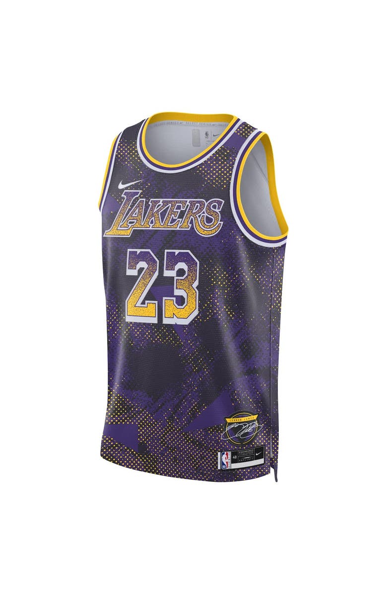 Nike Unisex Nike LeBron James Purple Los Angeles Lakers 2025 Select Series Swingman Player Jersey, Alternate, color, Purple