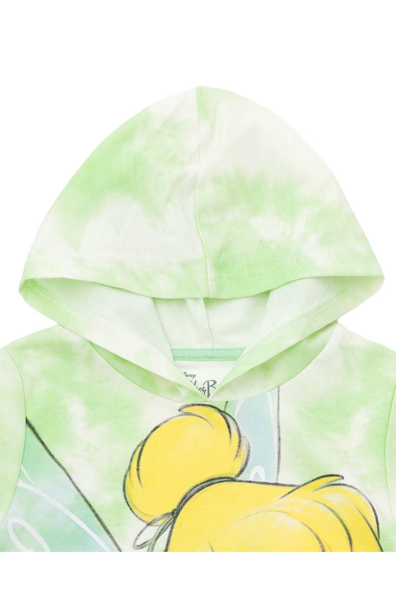 Peter Pan Tinker Bell Fleece Pullover Hoodie, Alternate, color, Tinkerbell Green Dye