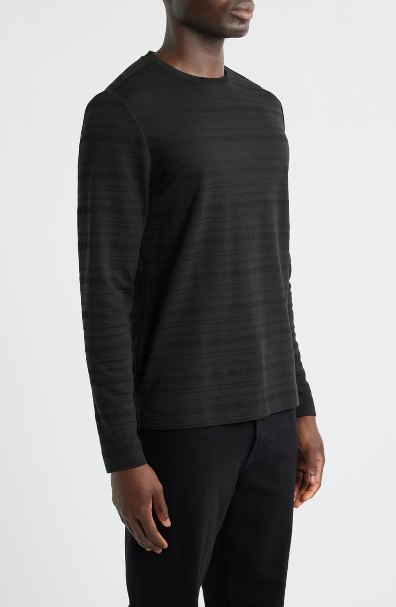 Robert Barakett Pablo Long Sleeve Cotton Blend T-Shirt, Alternate, color, Black