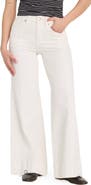 Good American Good Waist Patch Pocket High Waist Palazzo Jeans