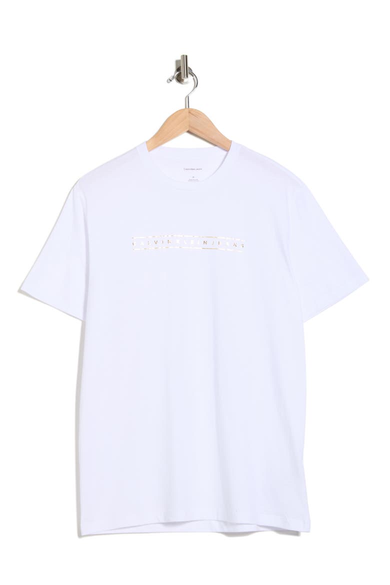 CKJ Logo Graphic T-Shirt, Alternate, color, WHITE