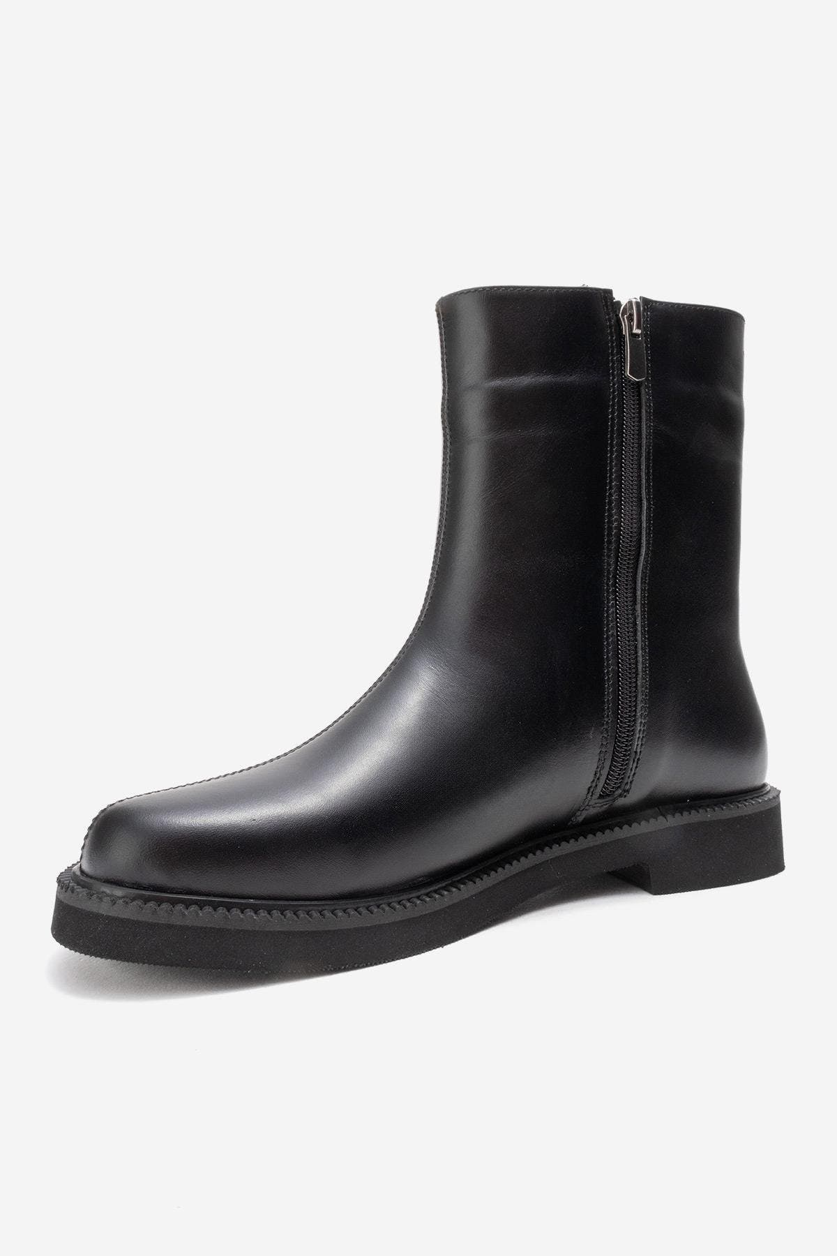 Forever & Always Shoes Lucano Leather Ankle Boot, Alternate, color, Black