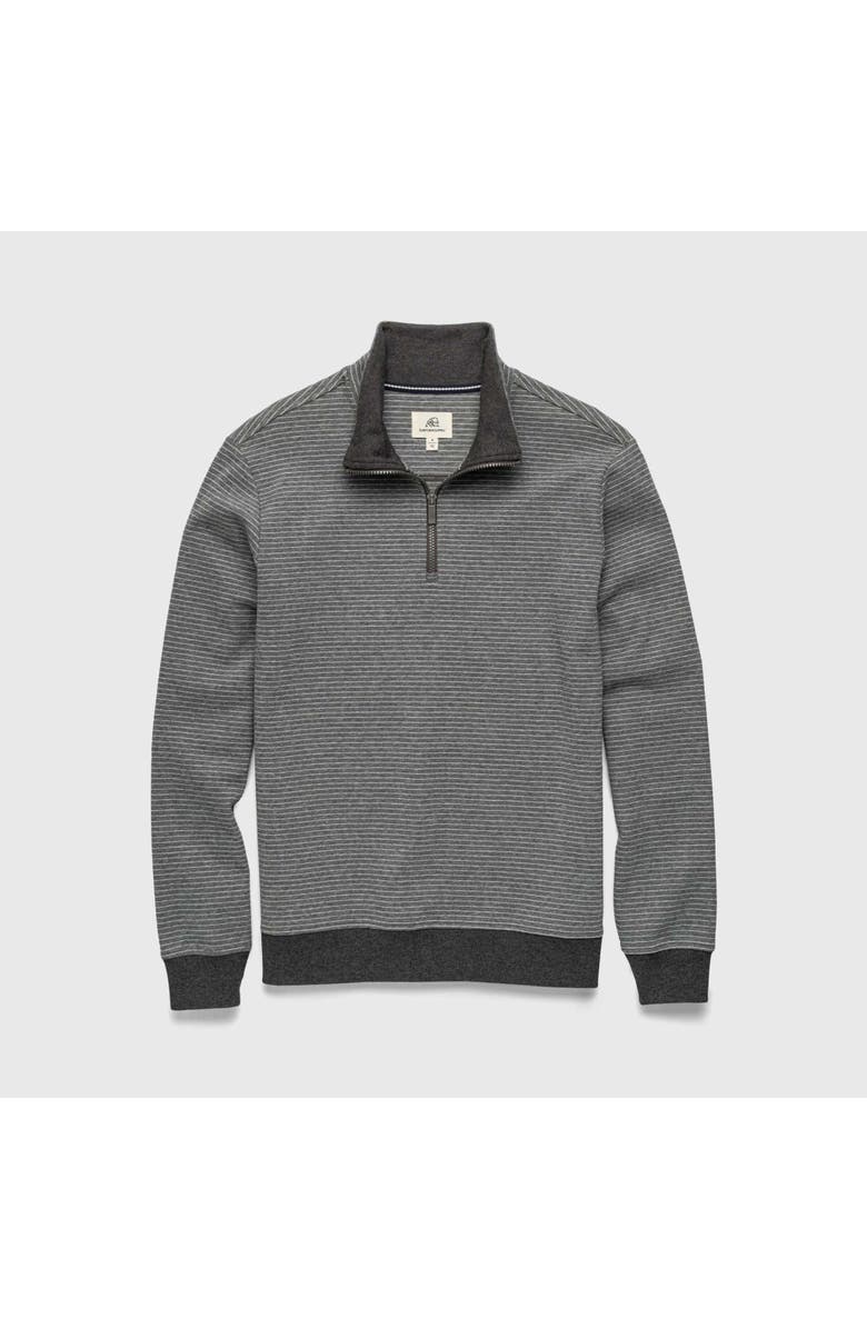 Surfside Supply Co. Bobby Fleece Quarter Zip, Main, color, Charcoal Heather