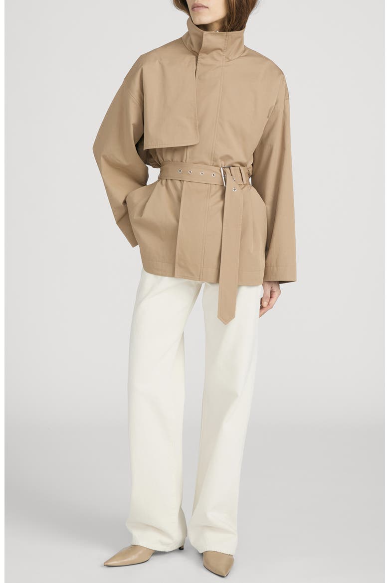The Short Field Trench Coat, Alternate, color, KHAKI
