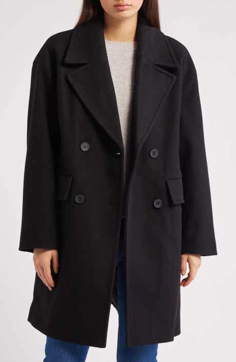Lucky Brand Boxy Double Breasted Coat