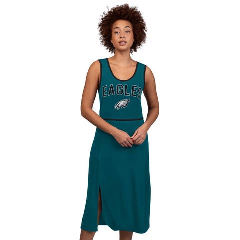 Women's G-III 4Her by Carl Banks  Midnight Green Philadelphia Eagles Center Field Maxi Dress