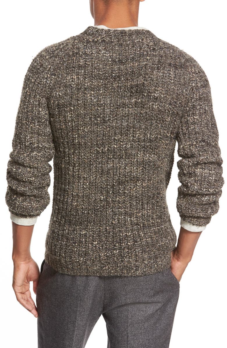 Billy Reid Shaker Stitch Raglan Sweater, Alternate, color, 