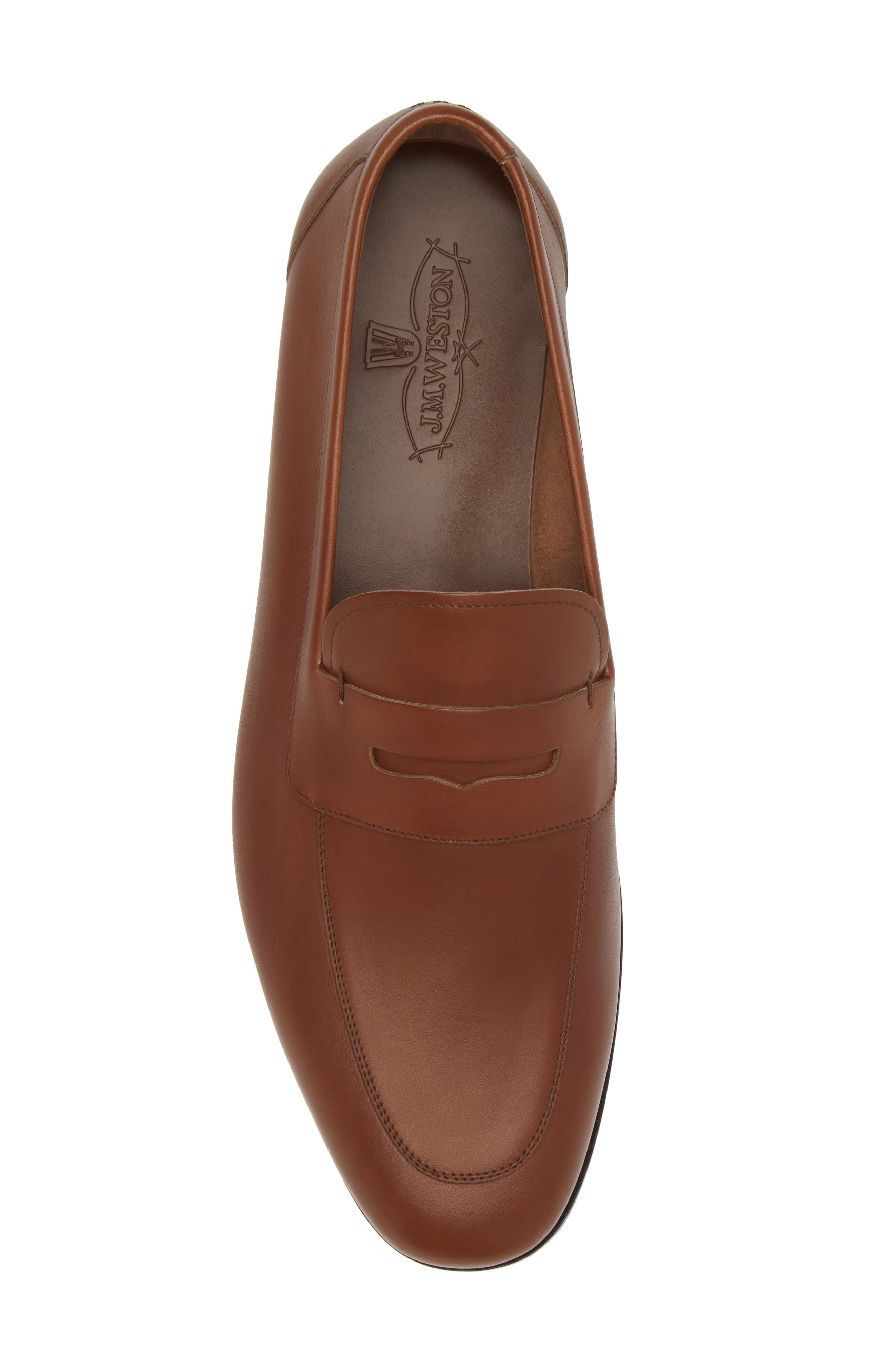 JM WESTON Woogie Apron Toe Loafer, Alternate, color, Tan