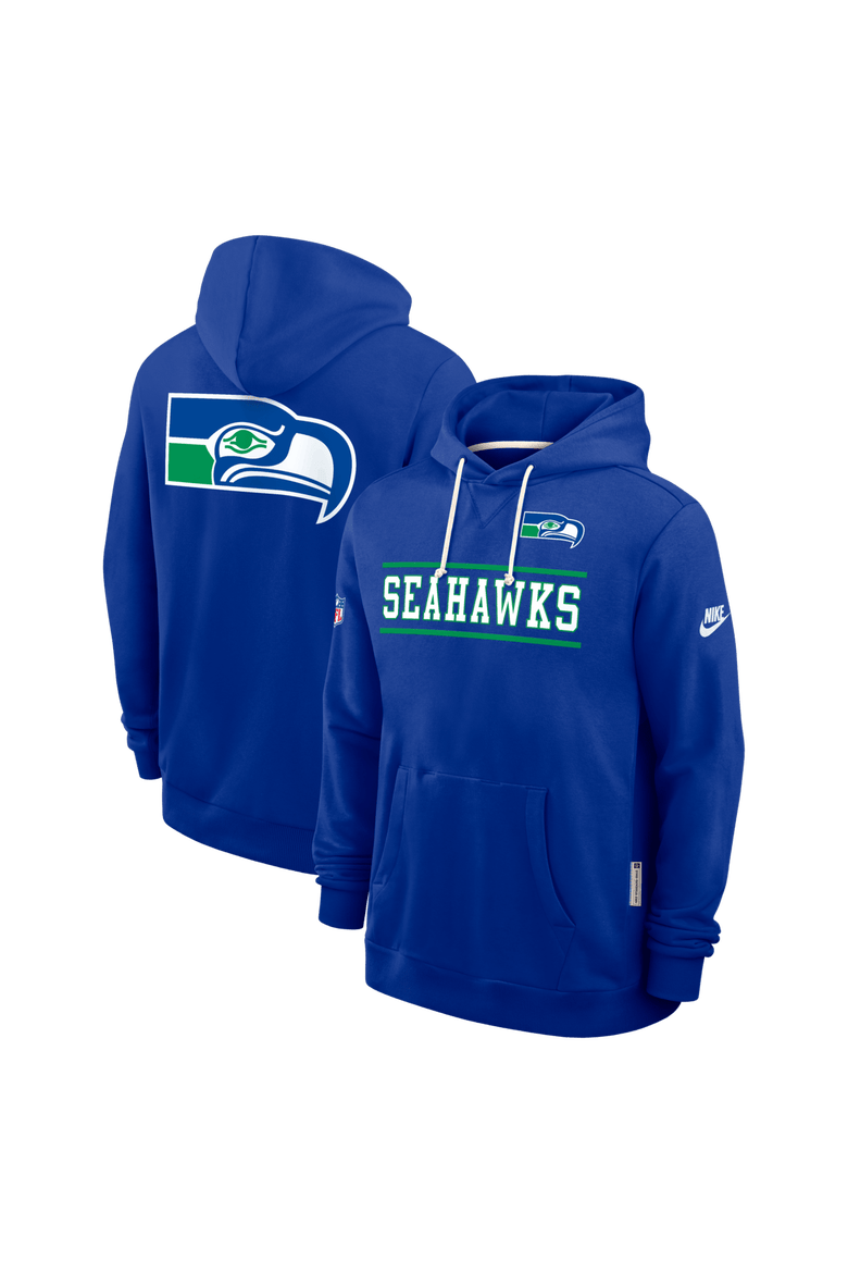 Men's Nike Royal Seattle Seahawks Alt Sideline Standard Issue Dri-FIT Hoodie, Main, color, Royal