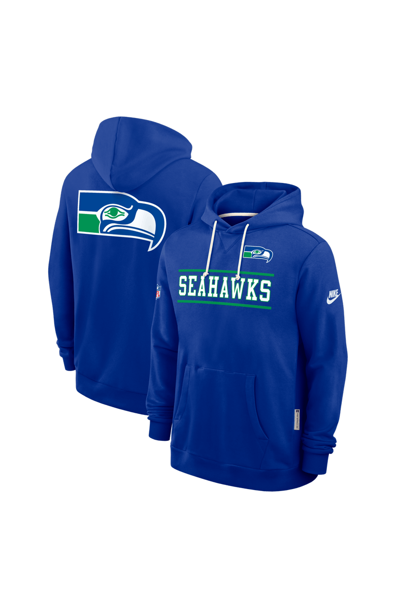 Nike Men's Nike Royal Seattle Seahawks Alt Sideline Standard Issue Dri-FIT Hoodie, Main, color, Royal