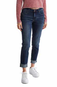 KUT from the Kloth Asher Cuffed Ankle Straight Leg Jeans