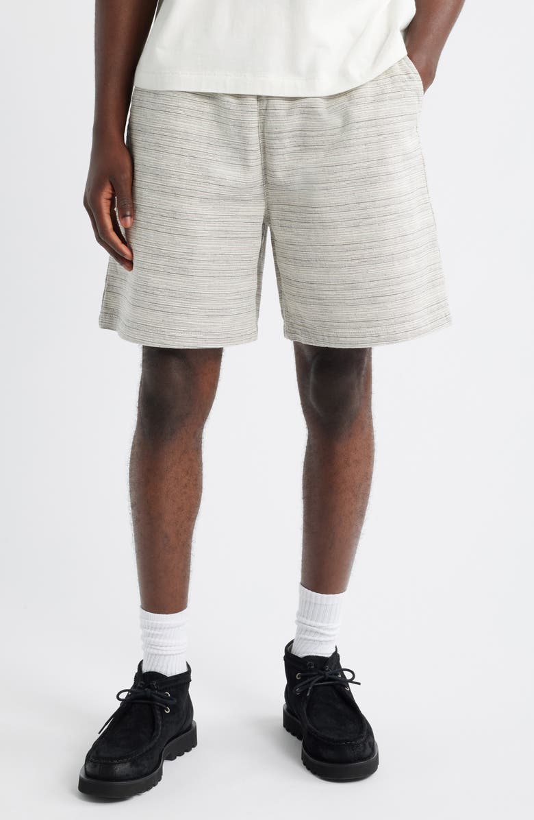 Carhartt Work In Progress Gellar Cotton Jacquard Shorts, Main, color, Gellar Stripe Wax