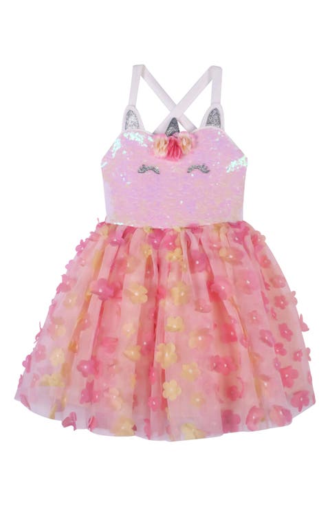 Kids' Unicorn Sequin Bodice Party Dress (Little Kid & Big Kid)