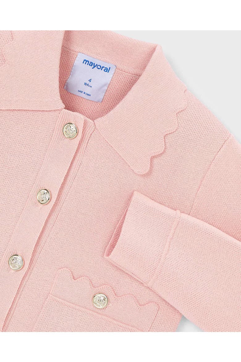 Jacket With Scalloped Detail, Alternate, color, Pink