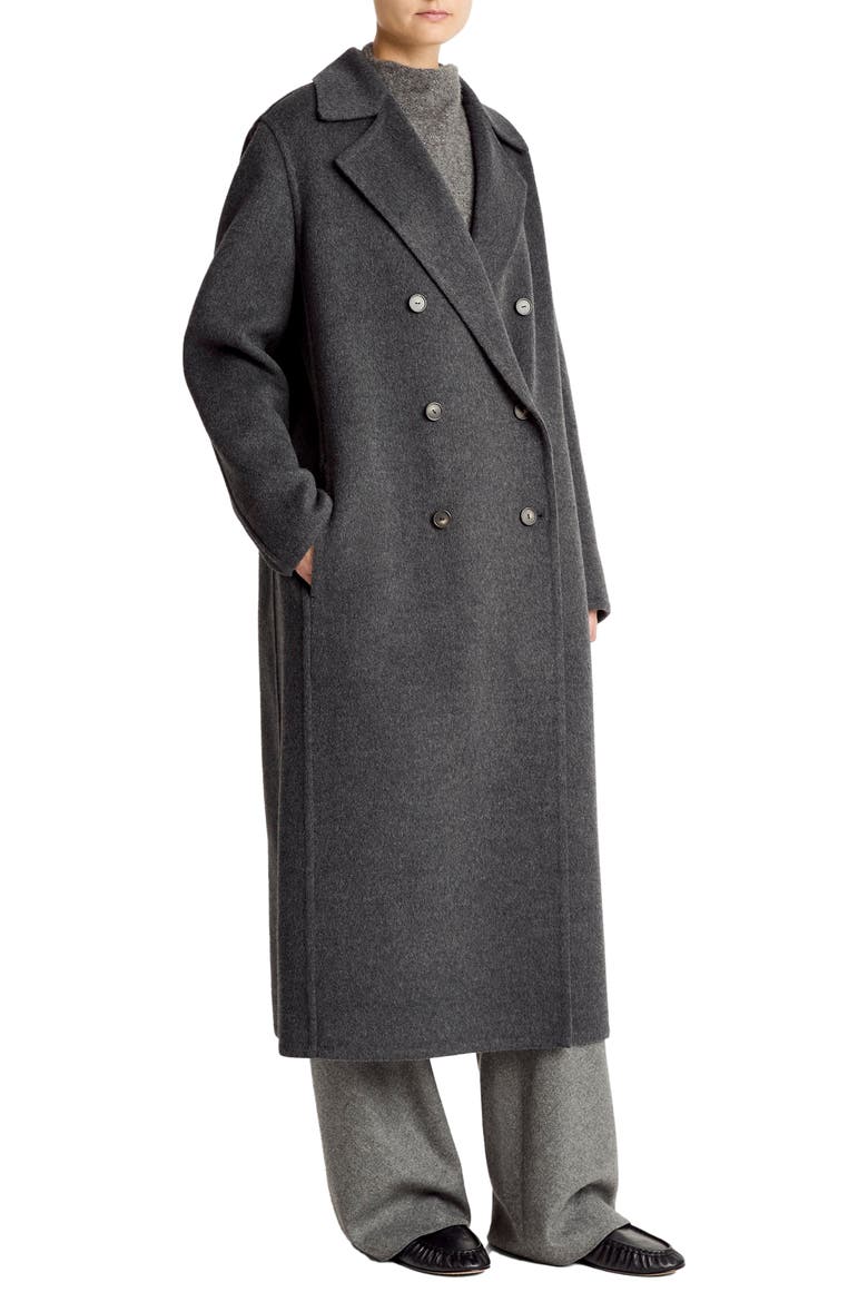 Classic Wool Blend Coat, Alternate, color, CHARCOAL