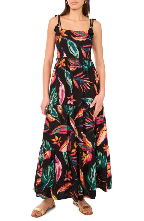 Floral Tiered Maxi Dress