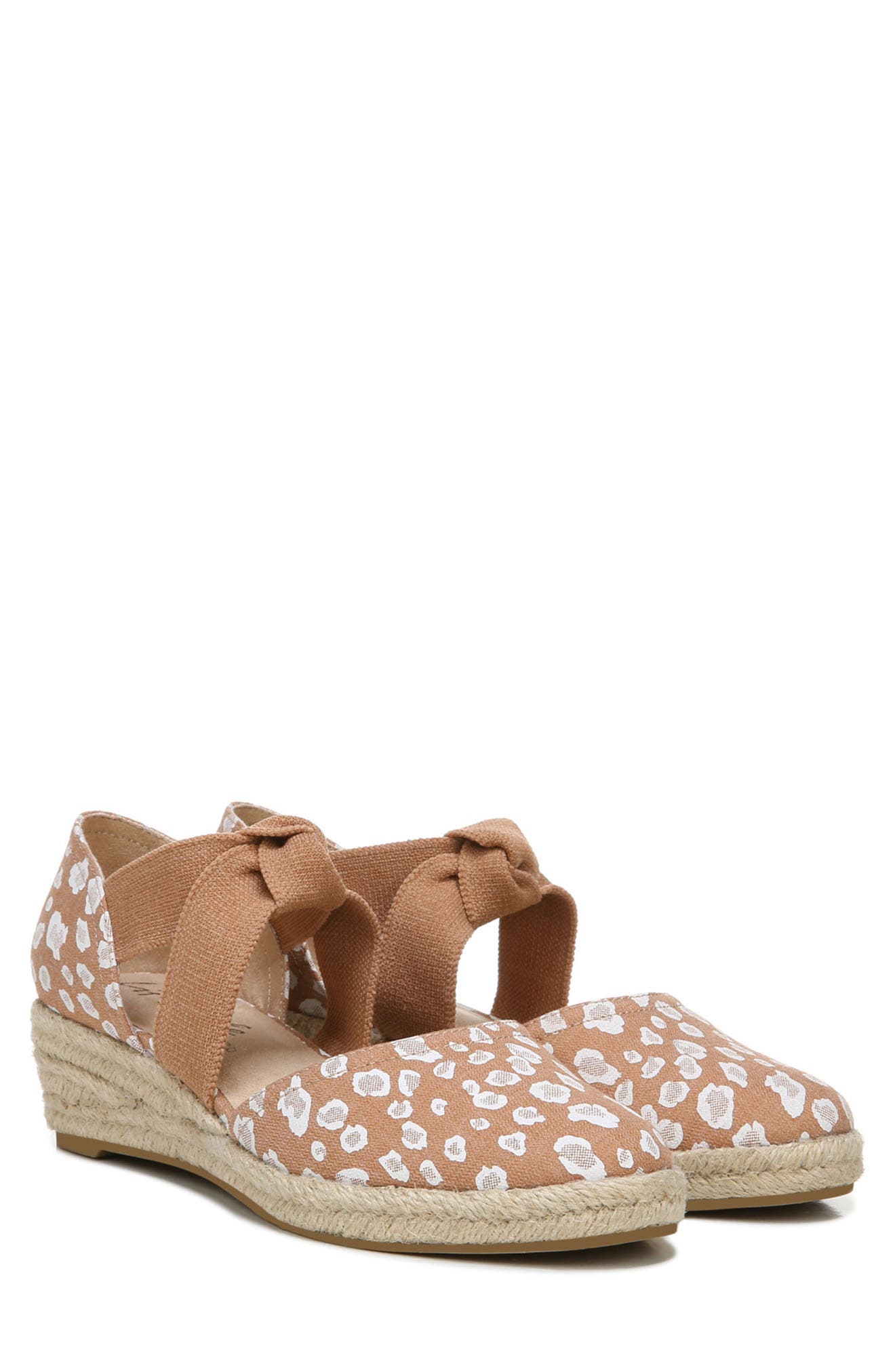 Kascade Wedge Espadrille Sandal - Wide Width Available, Alternate, color, TAN FABRIC