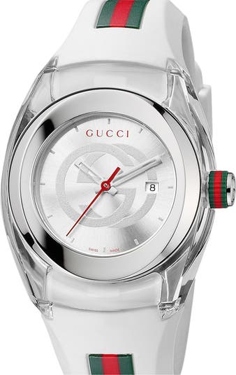 'Sync - Medium' Rubber Strap Watch, 36mm