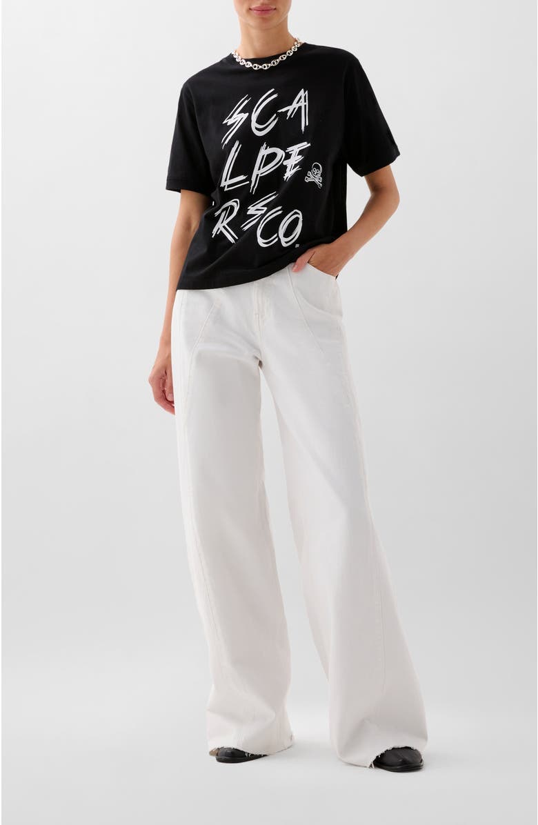 Scalpers Name Sign Tee, Alternate, color, Black