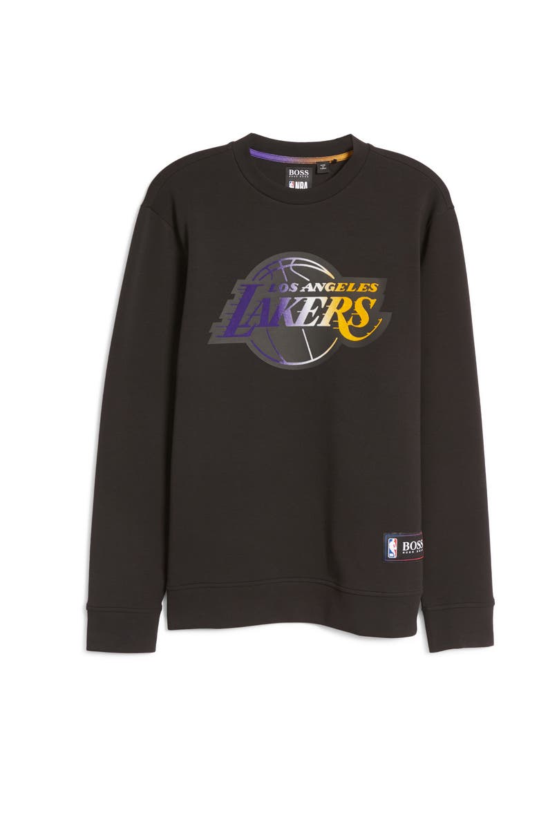 BOSS x NBA Los Angeles Lakers Sweatshirt, Alternate, color, 