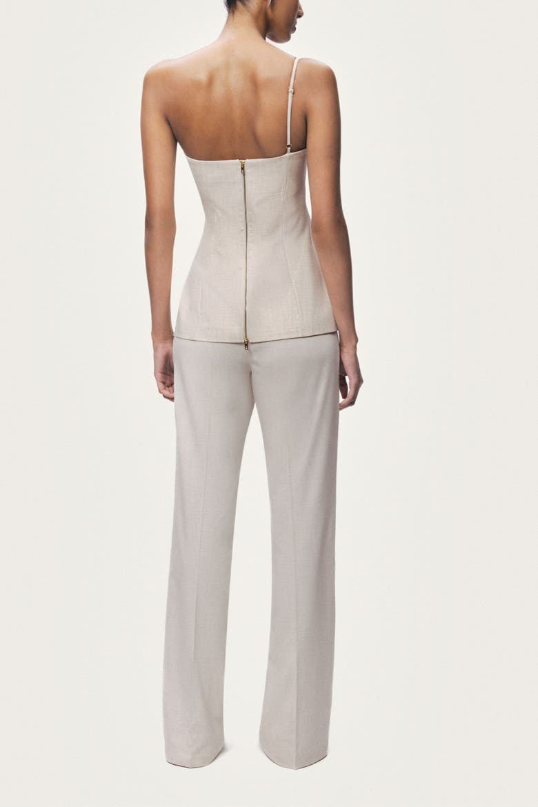 Straight Leg Trousers, Alternate, color, Ivory