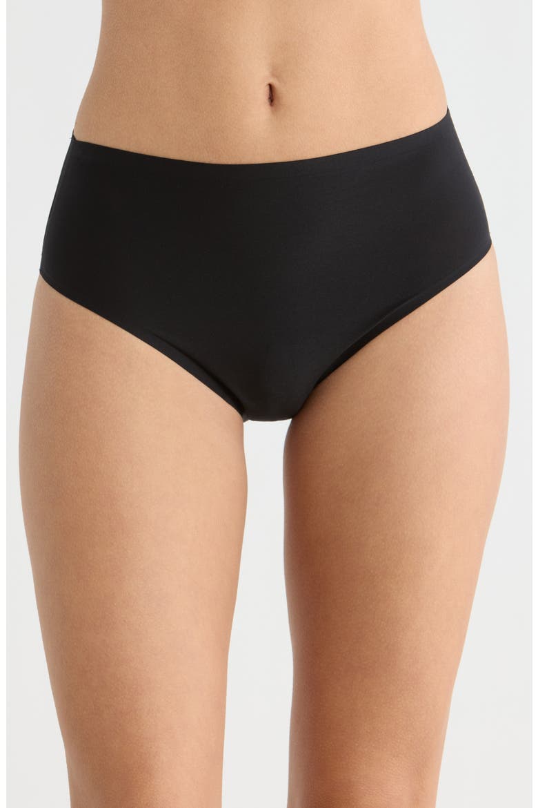 Soft Stretch 3-Pack High Cut Briefs, Alternate, color, BLACK